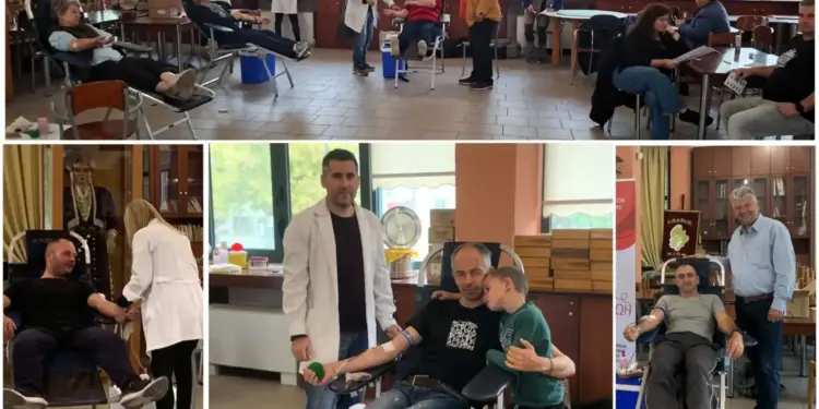 Ισχυρό μήνυμα αλληλεγγύης στην εθελοντική αιμοδοσία του Δήμου Αλεξάνδρειας