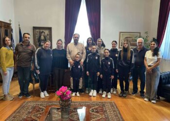 Οι πρωταθλήτριες του ΑΟΡΓ συναντήθηκαν με τον Δήμαρχο