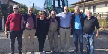 Ασφαλτοστρώσεις σε δρόμους του Αγγελοχωρίου