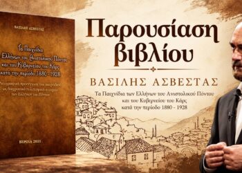 Βέροια: Παρουσιάζεται το βιβλίο του Βασίλη Ασβεστά για τα παιχνίδια των Ελλήνων του Πόντου και του Καρς