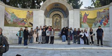 Στα χνάρια του Αποστόλου Παύλου στη Βέροια μαθητές του 3ου Γυμνασίου Νάουσας