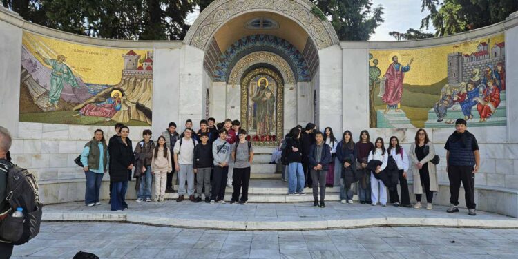 Στα χνάρια του Αποστόλου Παύλου στη Βέροια μαθητές του 3ου Γυμνασίου Νάουσας