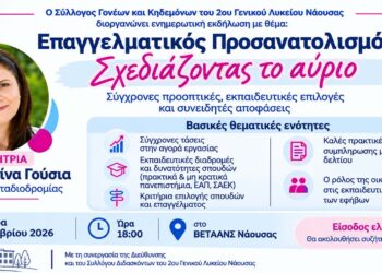 Νάουσα: Εκδήλωση επαγγελματικού προσανατολισμού για μαθητές και γονείς