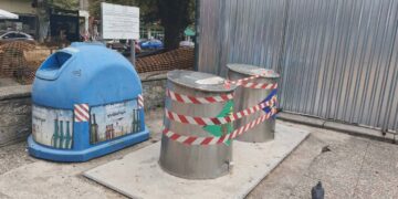 Νάουσα: Καταργείται ο υπόγειος κάδος απορριμμάτων στην πλατεία Καρατάσου λόγω της ανάπλασης