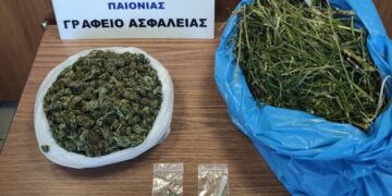 Ημαθία: Συνελήφθη άνδρας για ναρκωτικά – Κατασχέθηκαν περισσότερα από 1,4 κιλά κάνναβης
