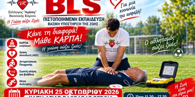 Πιστοποιημένη εκπαίδευση πρώτων βοηθειών στην Αγία Βαρβάρα