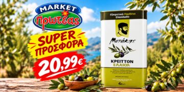 Σε προσφορά το έξτρα παρθένο ελαιόλαδο στα Πρωτέα Μάρκετ