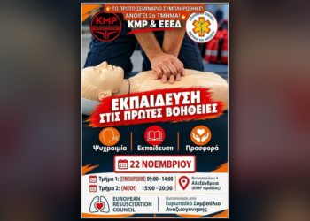 Αλεξάνδρεια: Μεγάλο ενδιαφέρον για το σεμινάριο Πρώτων Βοηθειών – Ανοίγει δεύτερο τμήμα
