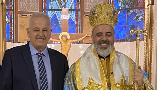 Χαιρετίζοντας την εκλογή του Επισκόπου Ναζιανζού Αθηναγόρα ως Μητροπολίτη Νέας Ιερσέης