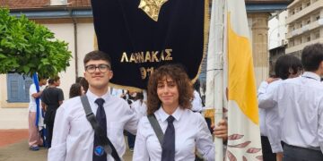 Δύο μαθητές με καταγωγή από τη Βέροια πρωταγωνιστούν στο άγημα του Παγκυπρίου Λυκείου Λάρνακας